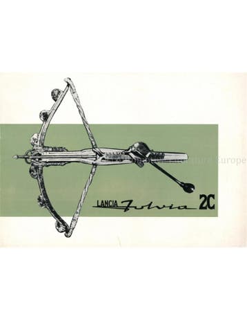 1965 LANCIA FULVIA 2C BROCHURE ENGELS, Ophalen of Verzenden, Nieuw