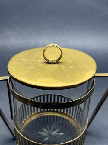 Fischer - Pot à biscuits - Verre, Cuivre