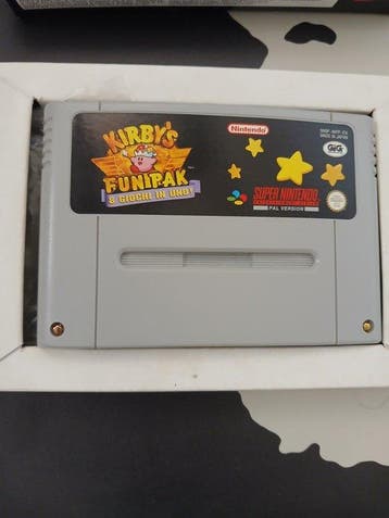 Nintendo - Snes - Kirbys Fun Pak PAL ITA con Scatola e