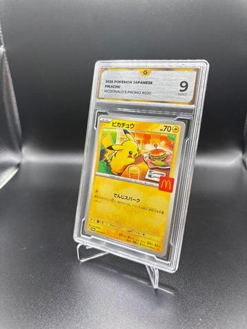 Pokémon - 1 Graded card Pikachu Mcdonalds Promo 020 - GG 9, Nieuw