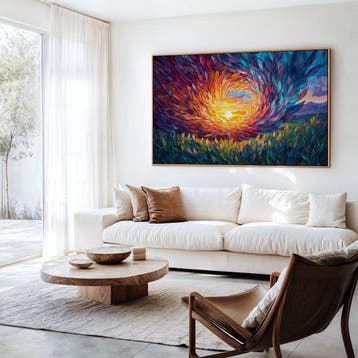 Iconica - Vortex of the Sun - Unique 1/1 XXL (100 x 150 cm)