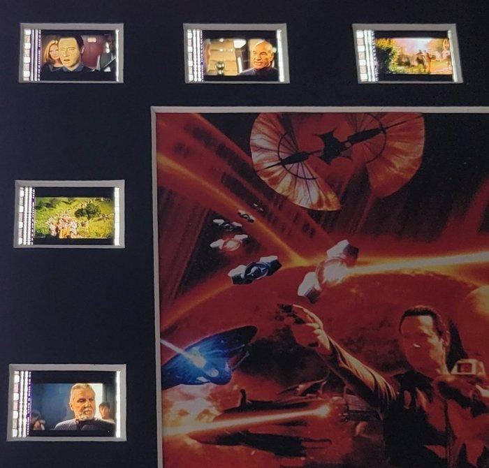 Star Trek Insurrection - Framed Film Cell Display with COA, Verzamelen, Film en Tv
