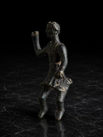 Oud-Romeins, Keizerrijk Brons Votiefpaardrijder - 6.2 cm