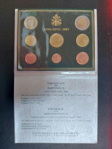 Vaticaan. Year Set (BU) 2005 (Zonder minimumprijs)