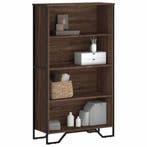 vidaXL Boekenkast 80x31x137,5 cm bewerkt hout bruin, Verzenden