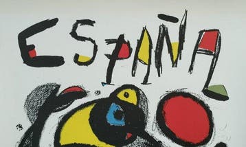 Joan Miro (1893-1983) - Copa del Mundo de Fúbol España 82.