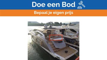 Bieden: Sessa Marine C68 aft seat cover beige -, Watersport en Boten, Ophalen of Verzenden, Nieuw