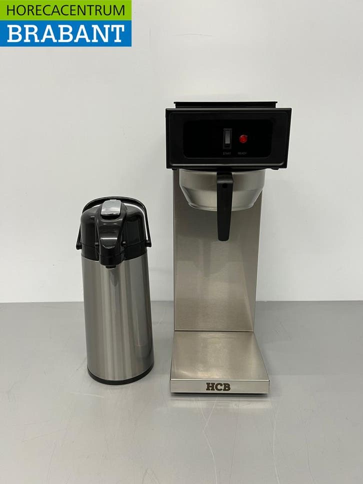 HCB RVS Koffiemachine Koffieautomaat 2,2 liter 230V Horeca, Zakelijke goederen, Horeca | Keukenapparatuur, Ophalen of Verzenden