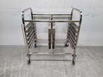 RVS Dubbele regaalwagen 12 x 60/40 cm Bakerynorm Euronorm, Ophalen of Verzenden, Nieuw in verpakking
