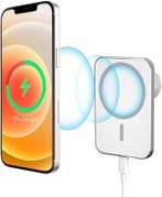 Draadloze oplader lader magneet auto houder draadloos *wit*, Telecommunicatie, Mobiele telefoons | Telefoon-opladers, Verzenden