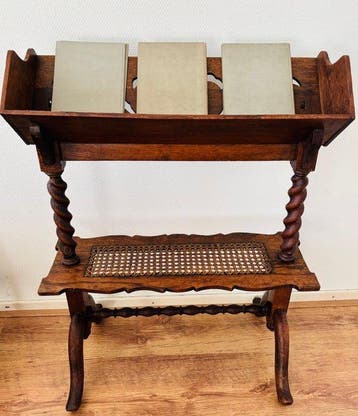 Boekenkast - Hout - Edwardiaans book trough