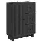 vidaXL Dressoir met lade Zwart 66 x 34,5 x 90 cm Bewerkt, Verzenden, Nieuw