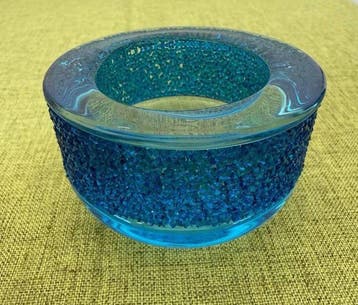 Swarovski - Figure - Shimmer Tea Light Capri Blue - 5136916, Antiquités & Art, Curiosités & Brocante