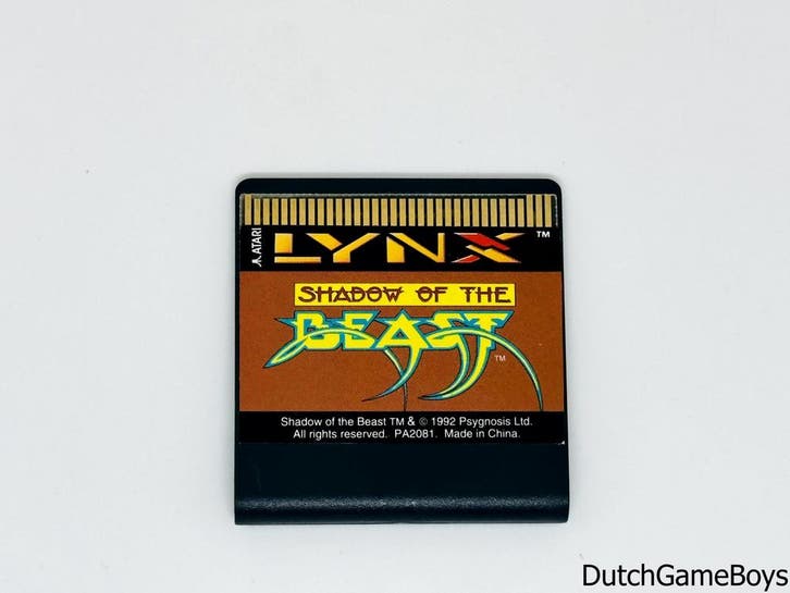 Atari Lynx - Shadow Of the Beast - Upside Down Label, Games en Spelcomputers, Spelcomputers | Atari, Gebruikt, Verzenden