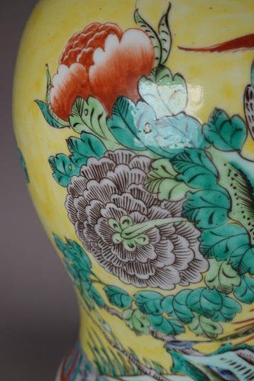 Vaas - Porselein - China - Qing Dynastie (1644-1911) - Grote