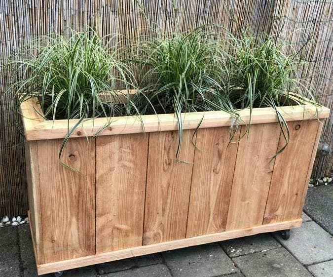 Kwaliteit bloembakken van Douglas hout, Tuin en Terras, Bloembakken en Plantenbakken, Nieuw, Hout, Balkon, Tuin