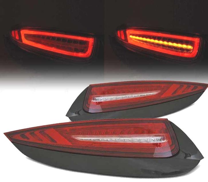 Feux Arrière Pour Porsche 911 997 09-12 Led Rouge Blanc, Auto-onderdelen, Verlichting, Verzenden