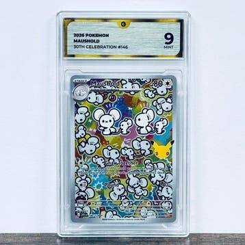 Pokémon Graded card - Maushold 146 - 30th Anniversary –, Nieuw