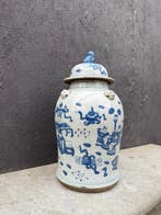 Vase avec couvercle - Porcelaine - Chine - Vase à couvercle, Antiquités & Art