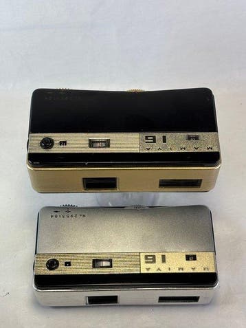 Mamiya 16 De Luxe , gold/black + Chrome/Chrome Caméra