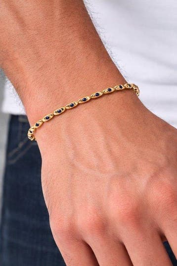 Zonder minimumprijs - Armband Verguld Saffier - Diamant -, Nieuw