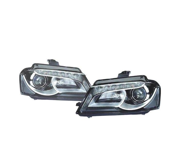 PHARES XÉNON AUDI A3 8P 08-12 FEUX DE JOUR FOND NOIR, Auto-onderdelen, Verlichting, Verzenden