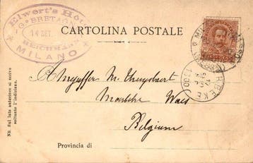 Italie - Carte postale (301) - 1900-1999, Gelopen