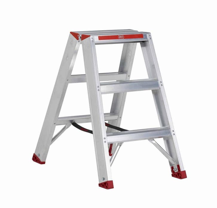 Altrex dubbele trapladder Sierra 2×3 treden, Bricolage & Construction, Échelles & Escaliers, Enlèvement ou Envoi