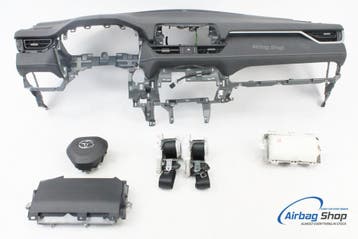 Airbag set - Dashboard met wit stiksel Toyota Rav4 (2019-..., Gebruikt, Toyota