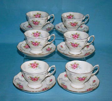 Royal Albert - Vintage - Theeservies (12) - Tranquility -, Antiek en Kunst