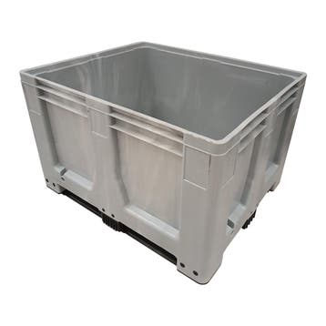 Palletbox MaxiLog 1200x1000x760 HDPE kunststof tweede, Ophalen of Verzenden