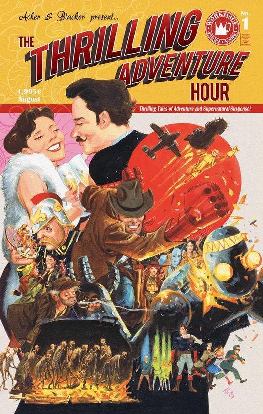 THRILLING ADVENTURE HOUR HC 9781936393961 Ben Acker, Boeken, Taal | Engels, Zo goed als nieuw, Verzenden