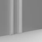 Sluitstijlset veranda schuifwand - 2 spoor 2 elementen-Wit, Verzenden, Nieuw