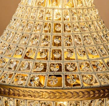 Lustre - Fer, Verre, Cristal - Luxe, Antiek en Kunst