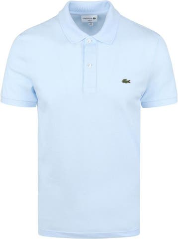 Lacoste Poloshirt Lichtblauw maat Maat 48/50 (M) Heren, Vêtements | Hommes, Polos, Verzenden