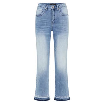 Marc Aurel • blauwe flared jeans • 36, Kleding | Dames, Marc Aurel, Nieuw, Maat 36 (S), Verzenden