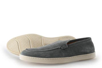 Van Lier Loafers in maat 43 Blauw, Kleding | Heren, Schoenen, Loafers, Van Lier, Zo goed als nieuw, Verzenden