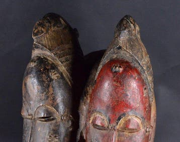 Tweelingmasker - Baule - Ivoorkust