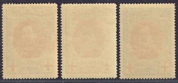 België 1915 - Z.M. Koning Albert I, Rode Kruis, perfecte, Gestempeld