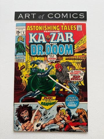 Astonishing Tales #5, #8, #11, #15, #18 - 1 with rare, Livres