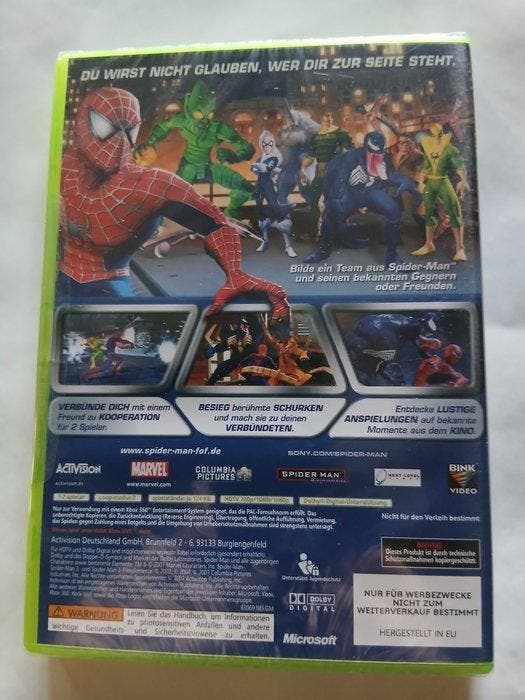 Microsoft - Xbox 360 - Spider-Man: Freund oder Feind -, Consoles de jeu & Jeux vidéo, Consoles de jeu | Accessoires Autre