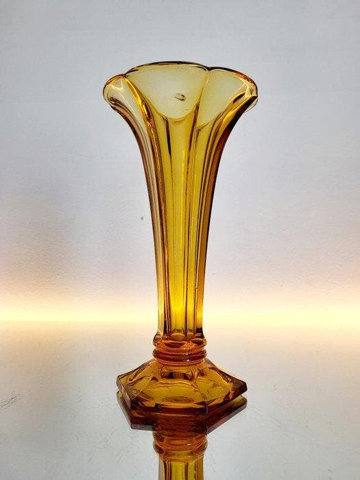 Val Saint Lambert - Charles Graffart & René Delvenne - Vase, Antiek en Kunst, Antiek | Glaswerk en Kristal