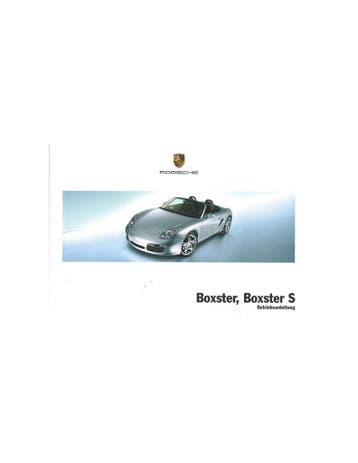 2006 PORSCHE BOXSTER & S INSTRUCTIEBOEKJE DUITS, Ophalen of Verzenden