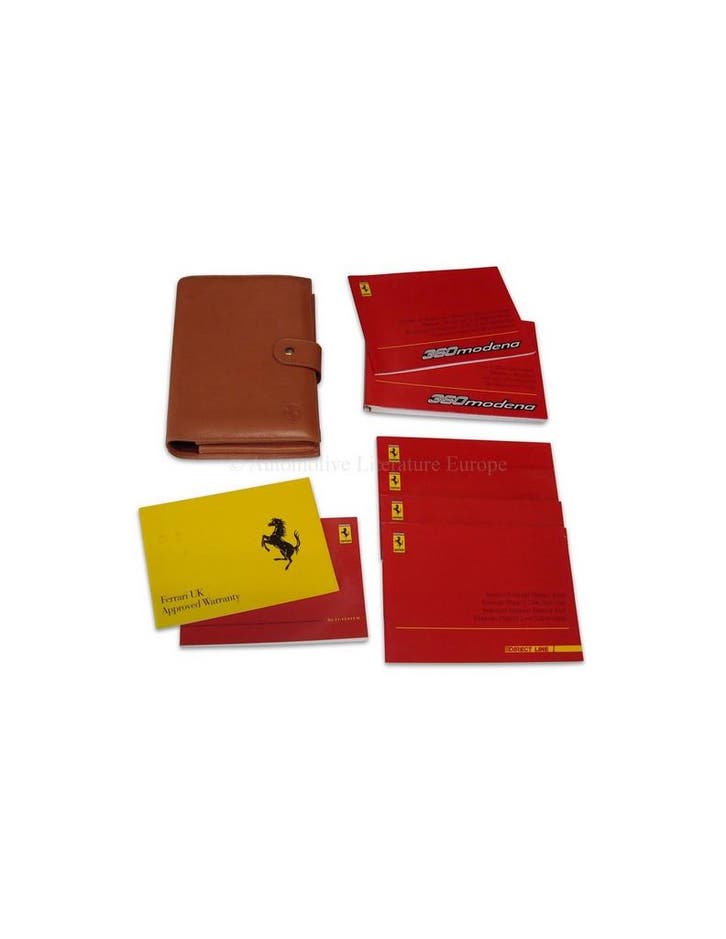 1999 FERRARI 360 MODENA COMPLETE BOORDMAP UK, Autos : Divers, Modes d'emploi & Notices d'utilisation, Enlèvement ou Envoi
