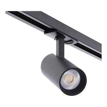 Luxar 1-Fase Railspot 10W Dimbaar CCT-Switch Zwart CRI90, Verzenden, Nieuw
