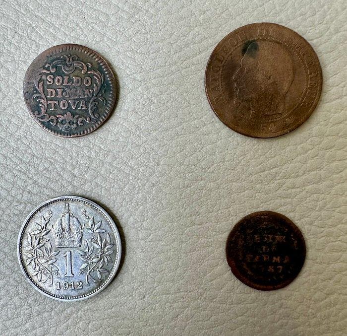Italië, Oostenrijk, Frankrijk, Wereld. Lotto 16 monete -, Timbres & Monnaies, Monnaies | Europe | Monnaies non-euro