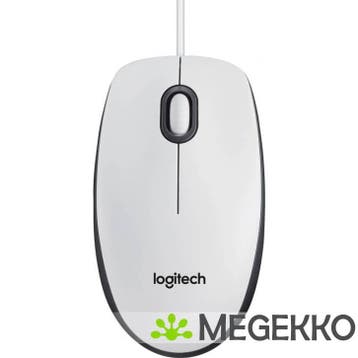 Logitech M100 Wit Muis, Verzenden, Nieuw