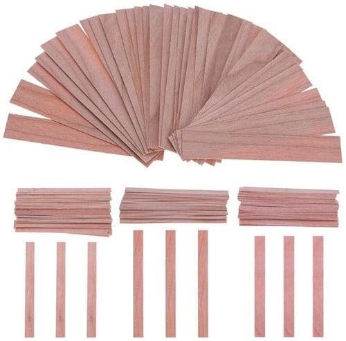 Navulling houten lonten 12.5 mm x 150 mm 50 stuks, Huis en Inrichting, Woonaccessoires | Kunstplanten en Kunstbloemen, Nieuw