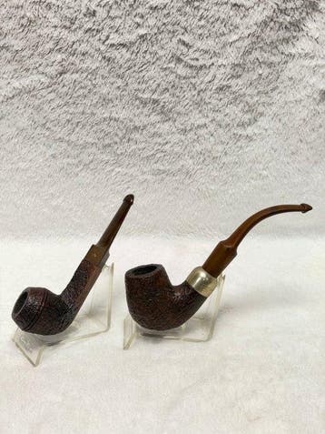 Petersons Set van 2 luxe Petersons Bruyère tabakspijpen -, Nieuw