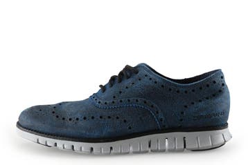 Cole Haan Veterschoenen in maat 40 Blauw, Verzenden, Veterschoenen